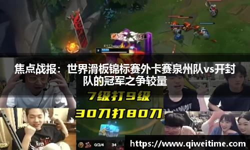 焦点战报：世界滑板锦标赛外卡赛泉州队vs开封队的冠军之争较量